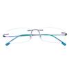 Bi Tao Super Light Reading Glasses Men Women Fashion Rimless Reading Eyeglasses Eyewear Case view 1