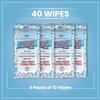 Premium Formulations Shower Solutions - Adult Bathing Wipes, Extra Large and Extra Thick (40 wipes (4 Pack)) view 3