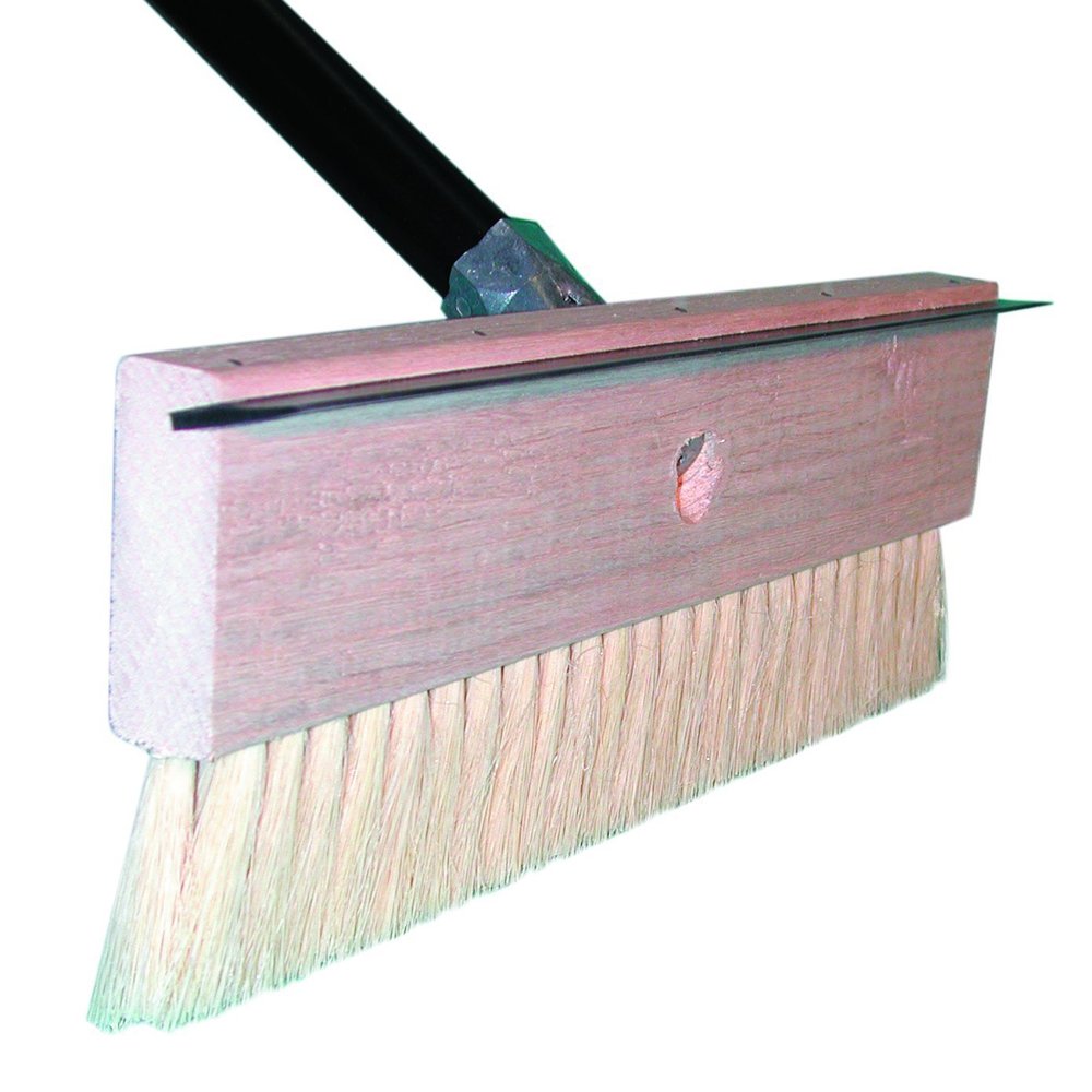 12" WHITE TAMPICO W/SQUEEGEE