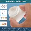 Home-X Small Pill Pouch  Squeeze-Open Pill Pouch for Medicine, Earbuds, Mints & Small Essentials  Portable Travel Pill Pouch with Easy Open & Secure Closure  Compact Pill Pouch for Purse & Pocket view 4