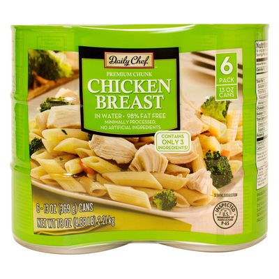Daily Chef Premium Chunk Chicken Breast (13 oz., 6 ct.)