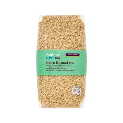 Brown Basmati Rice Waitrose Love Life 1kg