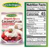 Lets Do Organic Heavy Coconut Cream - Vegan Whipped Cream, Coconut Cream Canned, Vegan Heavy Cream, Coconut Whipped Cream - 13.5 fl oz (Pack of 1) view 2
