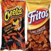 Cheetos Crunchy Xxtra Flamin Hot & Fritos Chili Cheese Corn Chips Snack Care Package for College, Military, Sports Approxiamtely 8.0 Oz (2) view 1