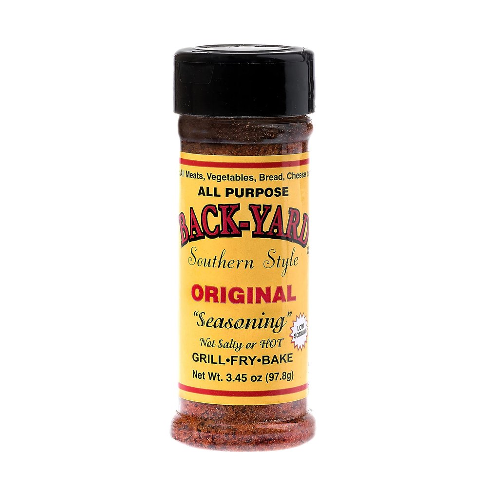 #1 All Purpose Seasoning | BACK-YARD Southern Style Original - 3.45 ounce | Makes Mouth-Watering Food | The Perfect Steak Seasoning, Poultry Seasoning, Fish Seasoning, Vegetable Seasoning | Low Sodium