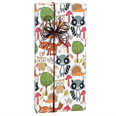 Forest Friends 24 inch x 85'Gift Wrap Convenience Roll