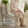 NOVA Toilet Seat Riser  Adds 5 Height, Raised Toilet Seat with ON/Off Front Lock, 300 lb Capacity, Fits Standard & Elongated Toilets, Slip-Resistant Bathroom Safety Aid for Seniors view 2