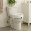 NOVA Toilet Seat Riser  Adds 5 Height, Raised Toilet Seat with ON/Off Front Lock, 300 lb Capacity, Fits Standard & Elongated Toilets, Slip-Resistant Bathroom Safety Aid for Seniors view 3