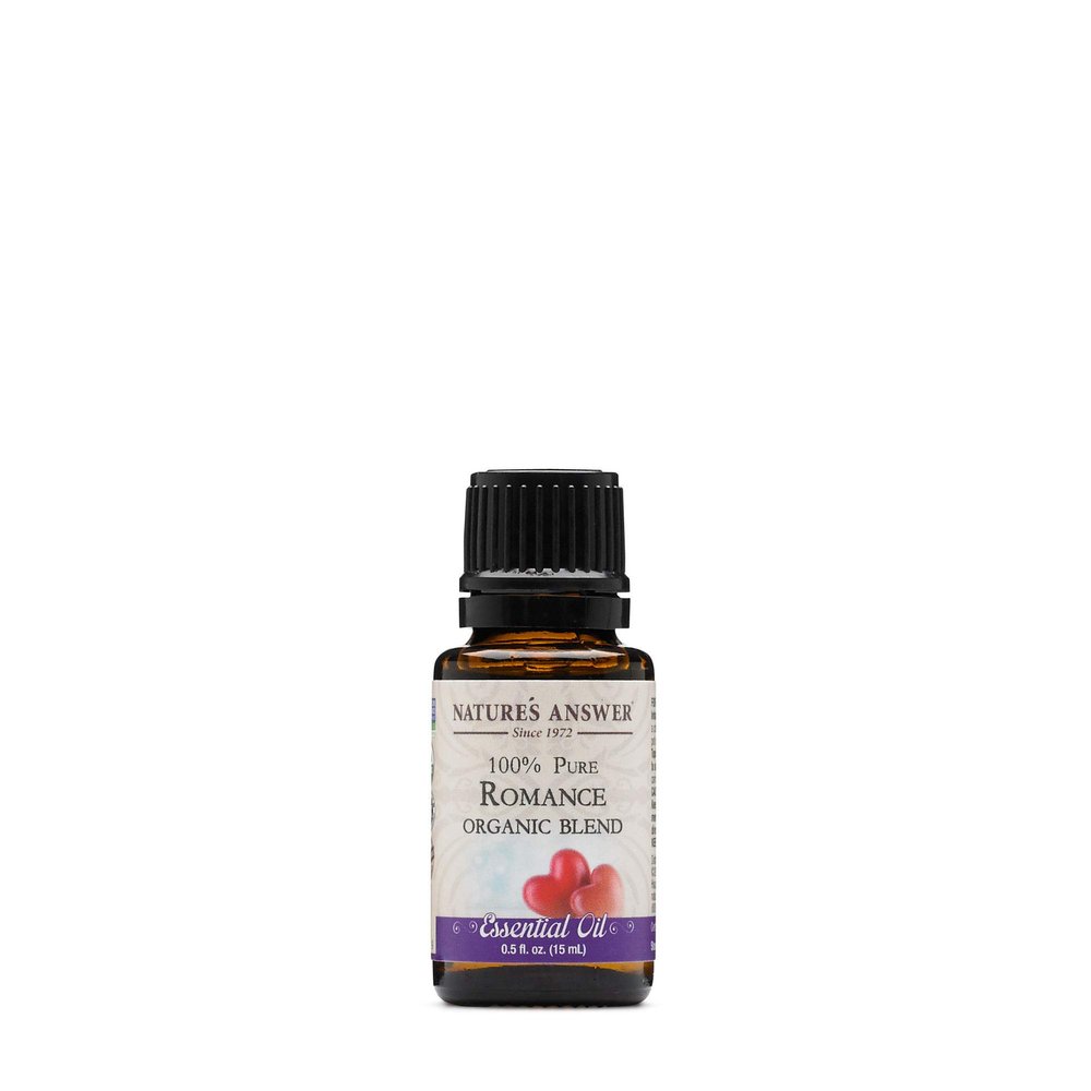 Nature's Answer 100% Pure Organic Essential Oil Blend, 0.5-Ounce, Romance