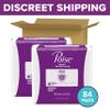 Poise Incontinence & Postpartum Pads for Bladder Leaks, 5 Drop Maximum Absorbency, Long Length, 84 Count, Packaging May Vary view 2