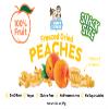 Snack Size Delicious Peaches - All Natural 100% Freeze Dried Peaches: No Added Sugar or Preservatives, Paleo, Gluten-Free. Healthy Snack for Children & Adults (0.6 Oz) view 3