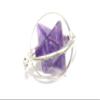 Jet Amethyst Merkaba Pendants Healing Balancing Spiritual Chakra Peotection 2 inch Long Gift Stress Relief Stone view 1