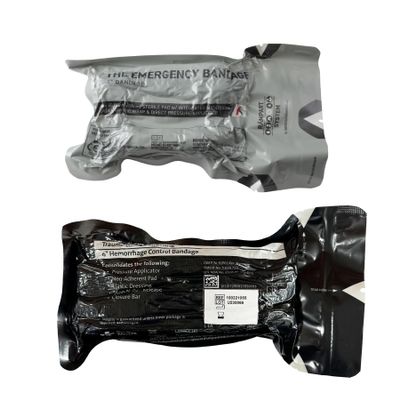4" + 6" Israeli Bandages with Pressure Bar (2 Bandages)