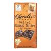 Chocolove Xoxox - Dark Chocolate Bar - Salted Almond Butter - Case of 10 - 3.2 oz view 1