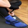 ZaTech Plantar Fasciitis Sock, Compression Socks (Blue/Black, Large) view 2