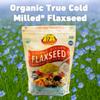 Premium Gold Organic Ground Flax Seed | 4 pounds | Omega 3 | High Fiber Food | Gluten-Free, Non-GMO, Kosher, Whole Milled Flaxseed, Plant-Based Protein, Ideal for Beverages, Baking & Topping view 3