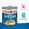 Bumble Bee Premium Select Whole Canned Oysters, 8 oz Cans (Pack of 12) - Ready to Eat - 14g Protein per Serving - Gluten Free view 3