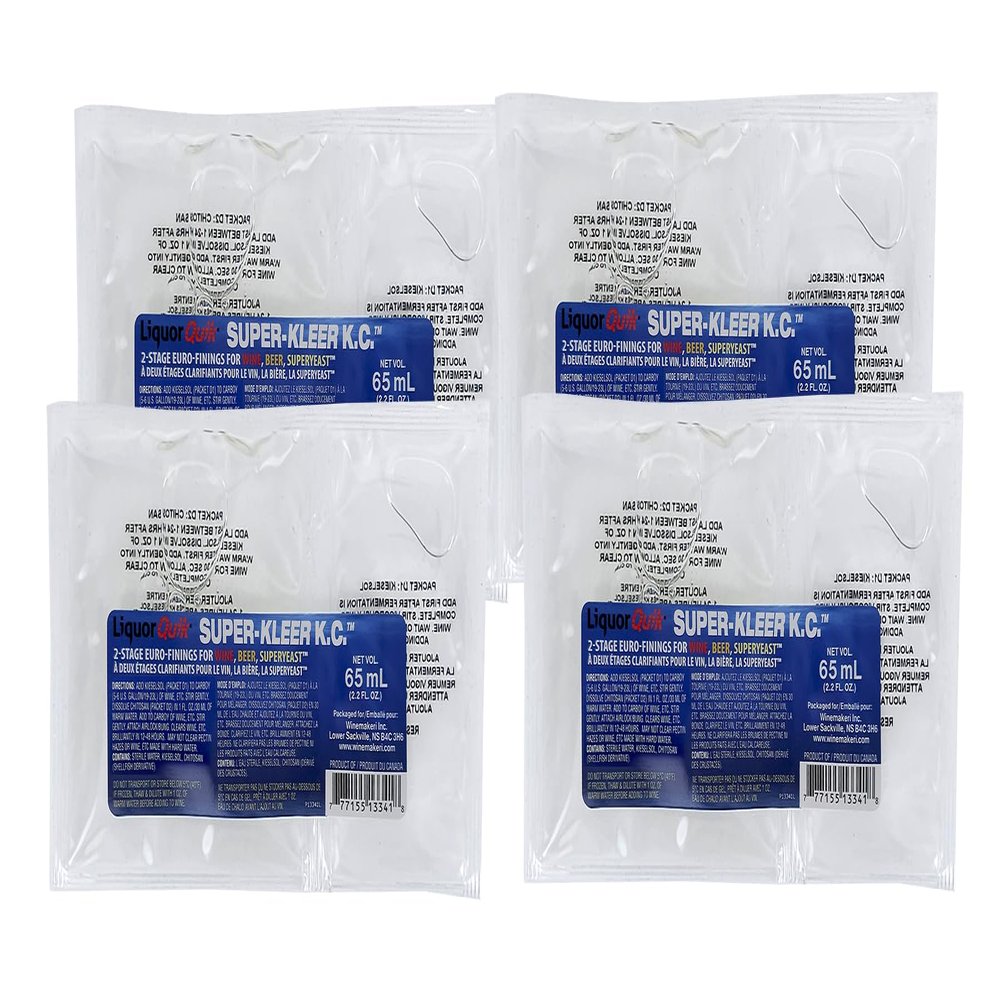 Liquor Quik Super-Kleer KC Finings - 4-Pack