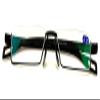 Featherweight Slim Half Rim Memory Flex Reading Glasses With Anti-reflective AR Coating (black, 2.50) view 2
