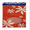 Hawaiian Designed Stand Up Zipper Pouches (Tiare NUI Red, 6 Count 6" x 9" x 3 1/2") view 1