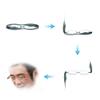 EnzoDate Foldable Reading Glasses Mini Pocket Reader Presbyopic Glasses Large Glasses Frame (Violet, 2, Diopters) view 3