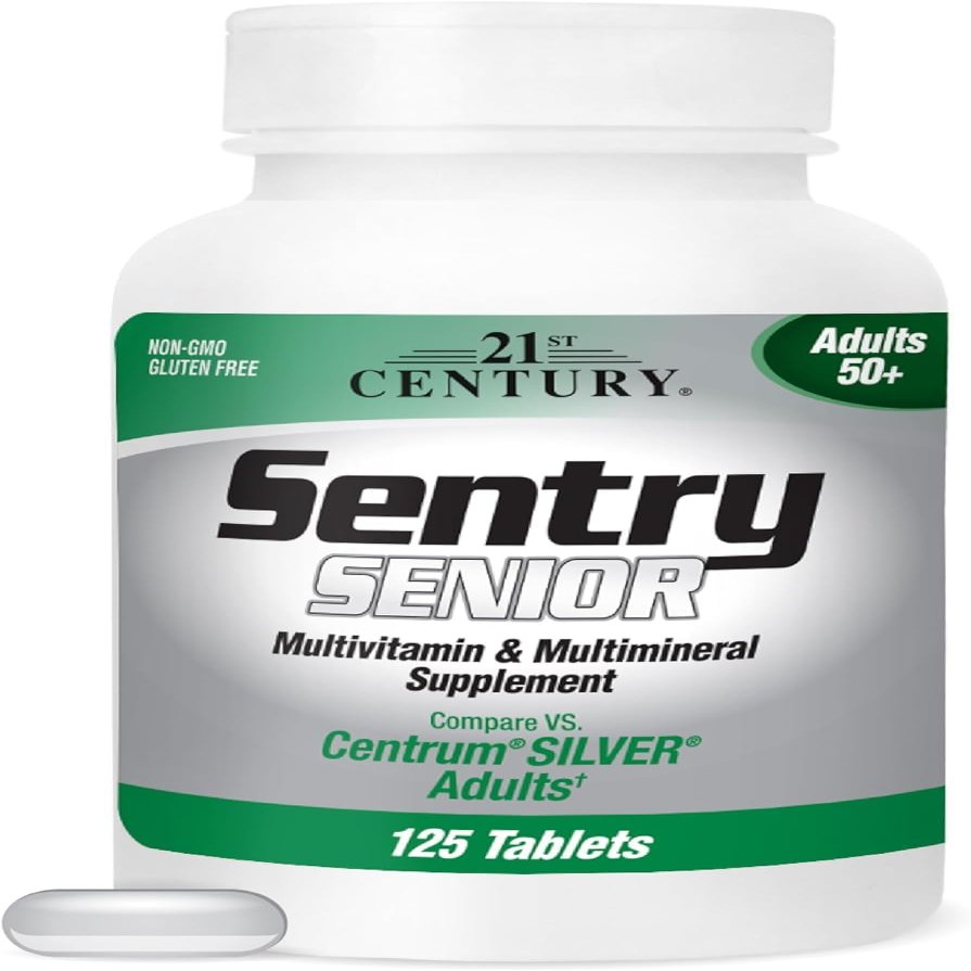 21st Century Sentry Senior 50+ Tablets 100 Ct (2 Pack)