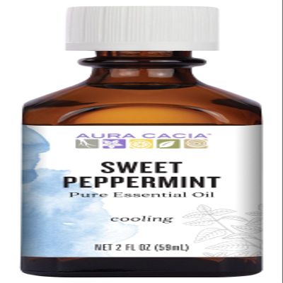Aura Cacia Sweet Peppermint Essential Oil 2 fl. oz.