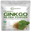 Micro Ingredients Organic Ginkgo Biloba Extract Powder, 8oz | Naturally Occurring Ginkgo Flavone Glycosides | Herbal Supplements for Women & Men | Non-GMO, Vegan Friendly view 1