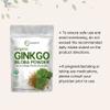 Micro Ingredients Organic Ginkgo Biloba Extract Powder, 8oz | Naturally Occurring Ginkgo Flavone Glycosides | Herbal Supplements for Women & Men | Non-GMO, Vegan Friendly view 3