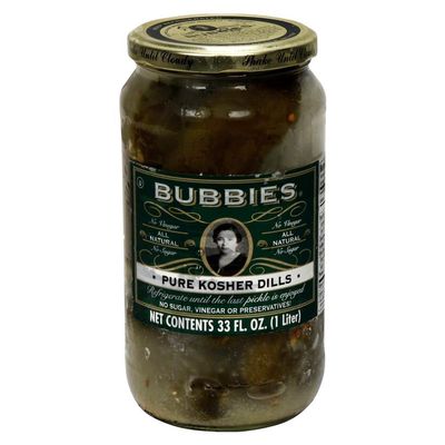 Bubbies Pure Kosher Dill Pickle 33.0 OZ(Pack of 3)