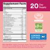 SmartyPants Women's Multivitamin Gummies: Omega 3 Fish Oil (EPA/DHA), Methylfolate, CoQ10, Vitamin D3, C, Vitamin B12, B6, A, K & Zinc, Inositol, Gluten Free, 120 Count (20 Day Supply) view 4