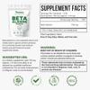 Purisure Beta Alanine Powder 1kg, Pure Beta Alanine Pre-Workout Supplement for Sustained Energy, Beta Alanine Pre Workout Powder for Men and Women, Alanine Supplement for Endurance, 1,336 Servings view 2