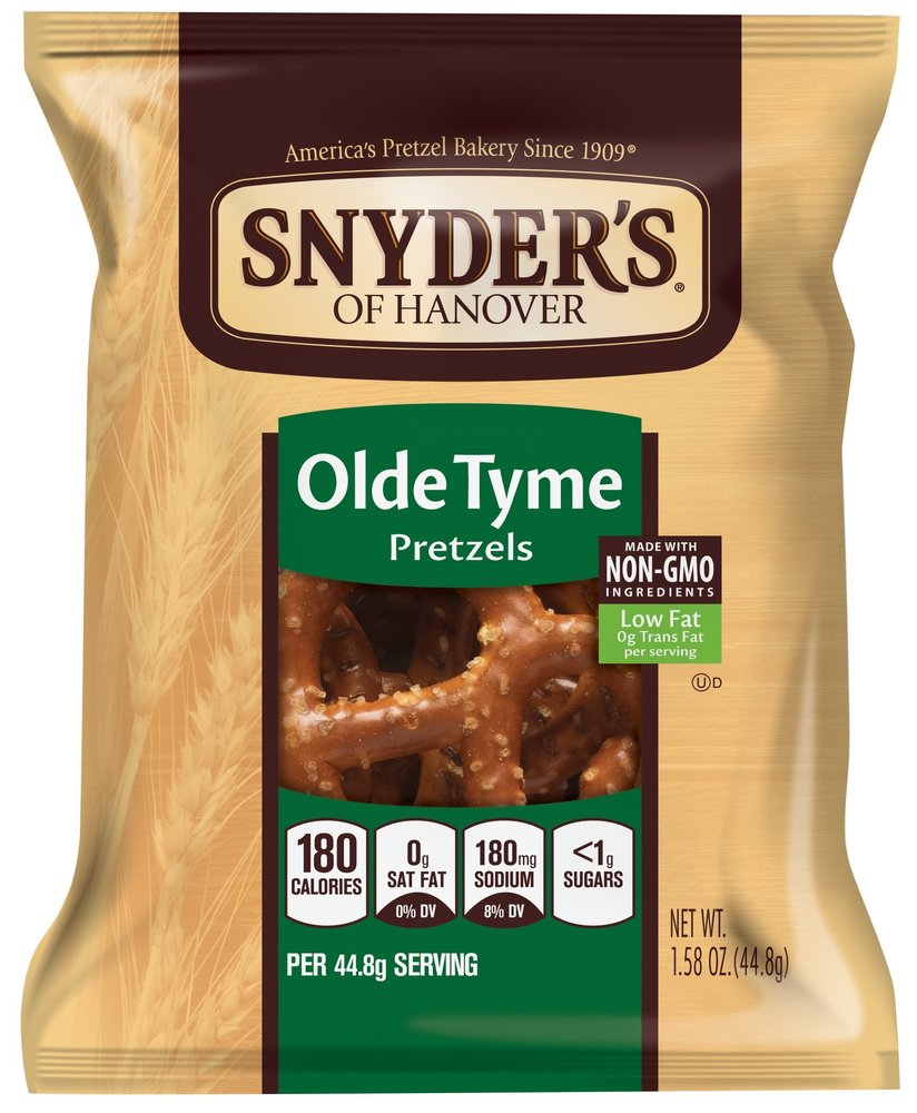 Snyder's of Hanover Olde Tyme Pretzels, 1.58 Ounce (Pack of 60)
