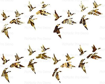 1/8 Sheet - Ducks Flying Hunting Birthday - Edible Cake/Cupcake Party Topper - D21660