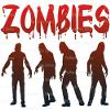 6" Round - Halloween Party Scary Zombies - Edible Cake/Cupcake Party Topper - D21633 view 1