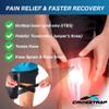 CROSSTRAP IT Band Strap - Thigh Compression Wrap, Iliotibial Band Syndrome Brace, Thigh Compression Sleeve for Men & Women, Hamstring Brace, Support & Stabilize Knee, Comfort Bracing (Large) view 3