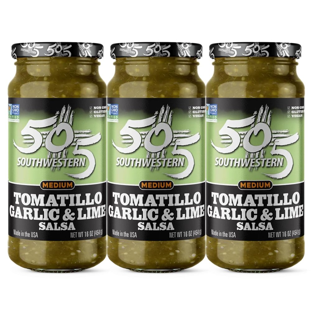 505 Southwestern Tomatillo Garlic & Lime Salsa, 16 Ounce (3 Pack)