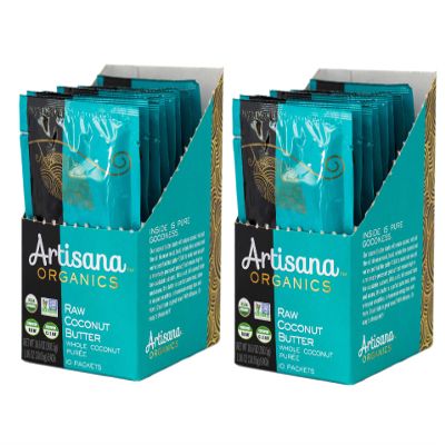 Artisana Organics Raw Coconut Butter Snack Packs (20 Pack (1.06oz))