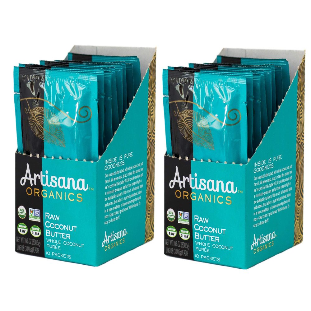 Artisana Organics Raw Coconut Butter Snack Packs (20 Pack (1.06oz))