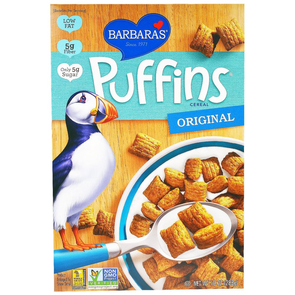 Barbara's Bakery, Puffins Cereal, Original, 10 oz (283 g) Barbara's Bakery, Puffins Cereal, Original, 10 oz (283 g) - 2pcs