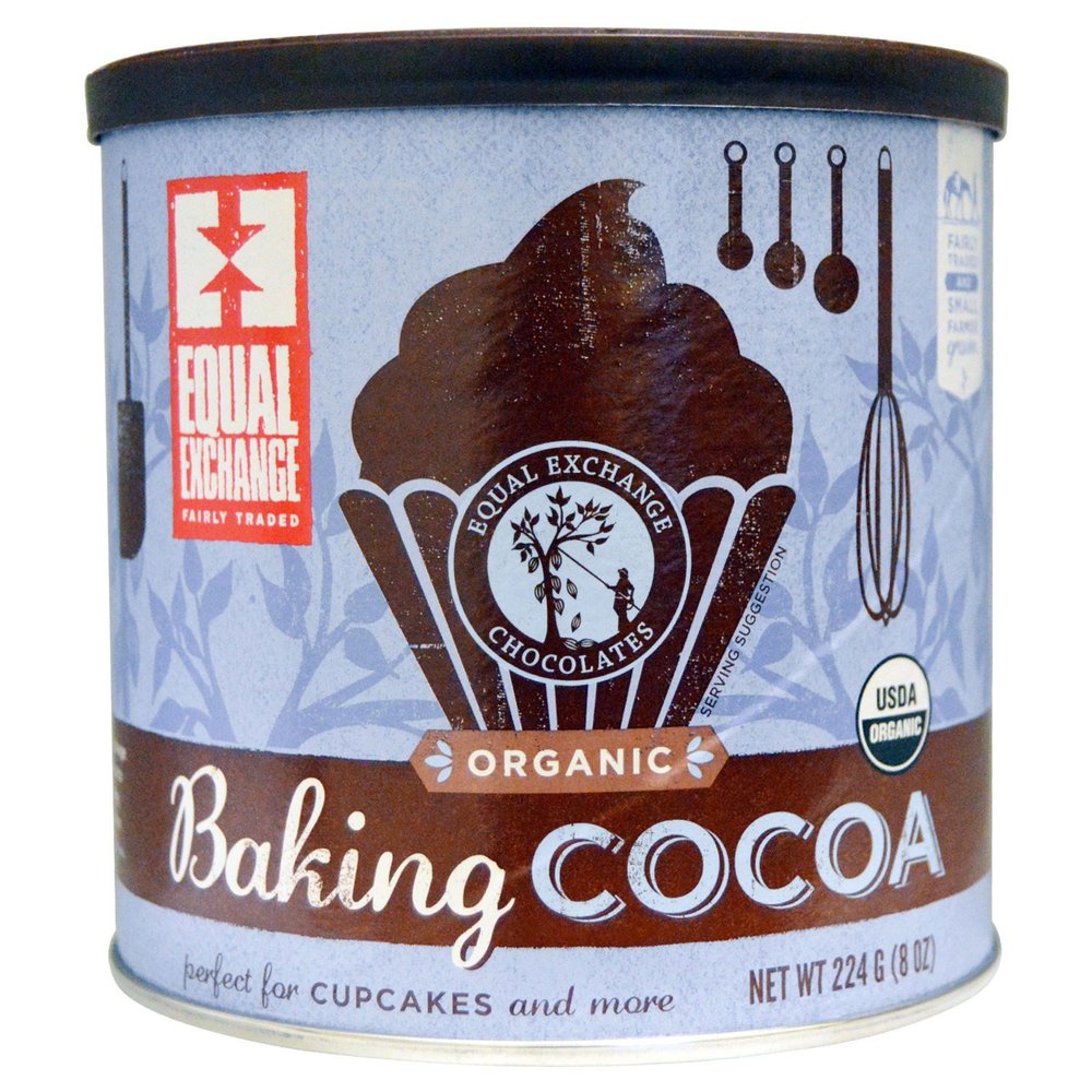Equal Exchange, Organic & Fairly Traded Baking Cocoa, 8 oz (224 g) - 2pcs