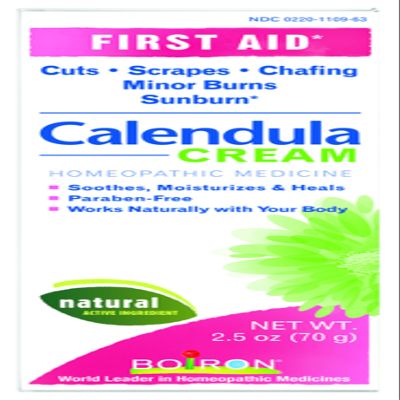 Boiron Calendula Cream, 2.5 Ounce, Homeopathic Medicine for Skinn Irritation and Burns