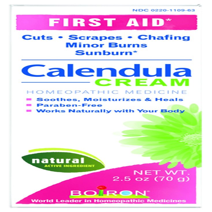 Boiron Calendula Cream, 2.5 Ounce, Homeopathic Medicine for Skinn Irritation and Burns