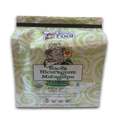 Coffee Fools Organic Fair Trade Nicaraguan Matagalpa, 2 Pound (Powder (Turkish))