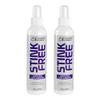 2Toms StinkFree Shoe Odor Eliminator Spray, Removes Odors Caused by Sweat in Shoes, Sneakers, Cleats, Boots & Gear, 8 Ounces, 2 Bottles view 1