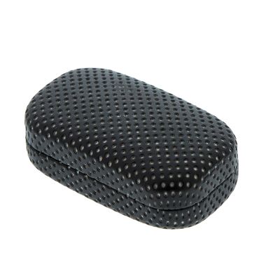 Ron's Optical Hard Mod Black and White Polka Dot with Interior Mirror Contact Lens Travel Case
