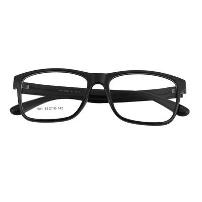 Bi Tao Gloss Black Frame Reading Glasses 2.50 Strengths Men Women Large Frame Reading Eyeglasses