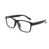Bi Tao Gloss Black Frame Reading Glasses 2.50 Strengths Men Women Large Frame Reading Eyeglasses view 2