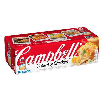 Campbell's 10 Piece Condensed Cream of Chicken Soup, 6 Pound