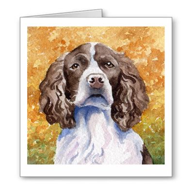 DJ Rogers Fine Art Springer Spaniel - Set of 10 Note Cards With Envelopes